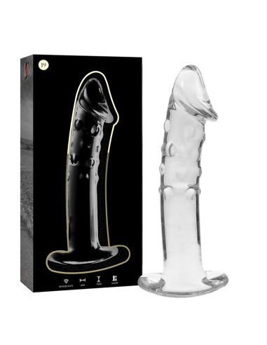 NEBULA SERIES BY IBIZA MODELO 19 DILDO CRISTAL TRANSPARENTE 185 CM O 4 CM