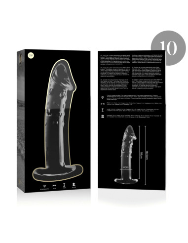 NEBULA SERIES BY IBIZA MODELO 19 DILDO CRISTAL TRANSPARENTE 185 CM O 4 CM
