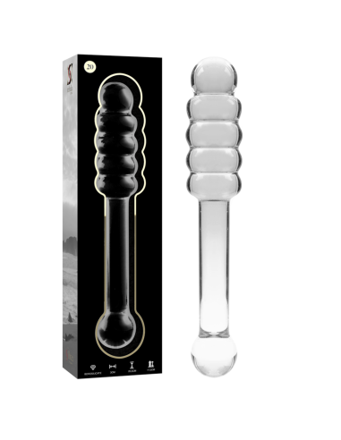 NEBULA SERIES BY IBIZA MODELO 20 DILDO CRISTAL TRANSPARENTE 205 CM O 3 CM