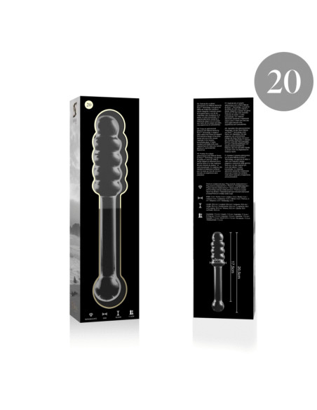 NEBULA SERIES BY IBIZA MODELO 20 DILDO CRISTAL TRANSPARENTE 205 CM O 3 CM NEBULA SERIES BY IBIZA MODELO 20 DILDO CRISTAL TRANSPARENTE 205 CM O 3 CM