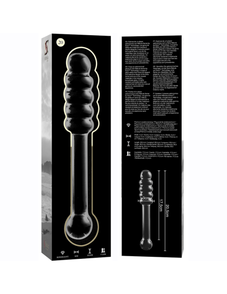 NEBULA SERIES BY IBIZA MODELO 20 DILDO CRISTAL TRANSPARENTE 205 CM O 3 CM NEBULA SERIES BY IBIZA MODELO 20 DILDO CRISTAL TRANSPARENTE 205 CM O 3 CM