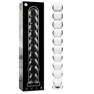 NEBULA SERIES BY IBIZA MODELO 22 DILDO CRISTAL TRANSPARENTE 215 CM O 25 CM