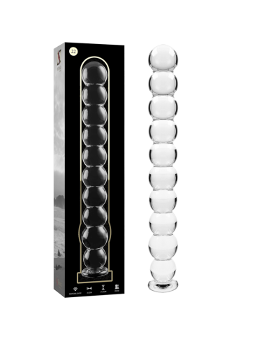 NEBULA SERIES BY IBIZA MODELO 22 DILDO CRISTAL TRANSPARENTE 215 CM O 25 CM