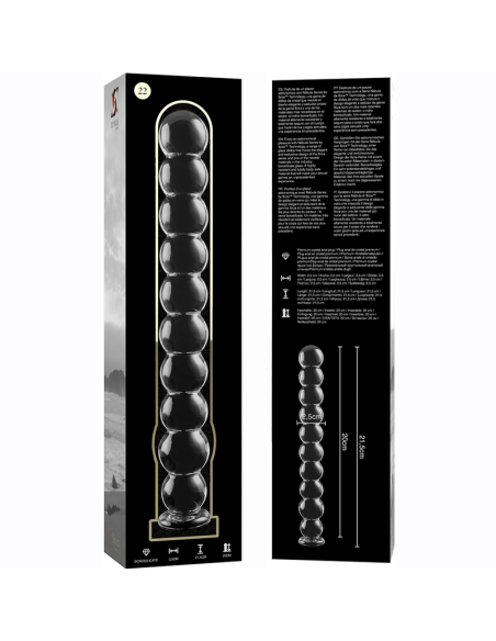 NEBULA SERIES BY IBIZA MODELO 22 DILDO CRISTAL TRANSPARENTE 215 CM O 25 CM NEBULA SERIES BY IBIZA MODELO 22 DILDO CRISTAL TRANSPARENTE 215 CM O 25 CM