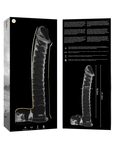 NEBULA SERIES BY IBIZA MODELO 23 DILDO CRISTAL TRANSPARENTE 215 CM O 4 CM