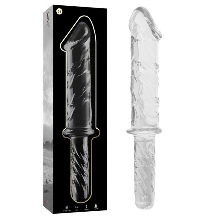 NEBULA SERIES BY IBIZA MODELO 24 DILDO CRISTAL TRANSPARENTE 285 CM O 5 CM