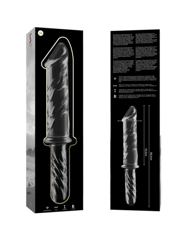 NEBULA SERIES BY IBIZA MODELO 24 DILDO CRISTAL TRANSPARENTE 285 CM O 5 CM