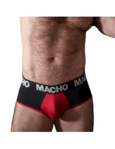 MACHO MS26N SLIP NEGRO ROJO S 2