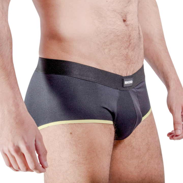 MACHO MS24A CALZONCILLO BRIEF DARK AMARILLO L