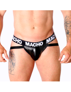 MACHO MX25NC JOCK CUERO NEGRO