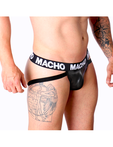 MACHO MX25NC JOCK CUERO NEGRO