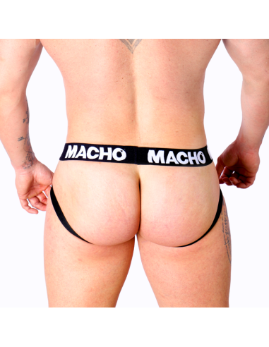 MACHO MX25NC JOCK CUERO NEGRO