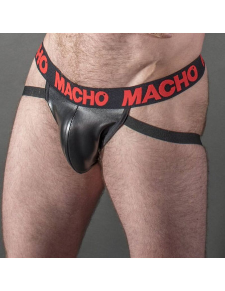 MACHO MX25RC JOCK CUERO ROJO XL MACHO MX25RC JOCK CUERO ROJO XL