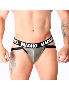 MACHO MX27GR JOCK CUERO GRIS BEIGE XL