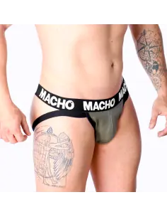 MACHO MX27GR JOCK CUERO GRIS BEIGE XL 2