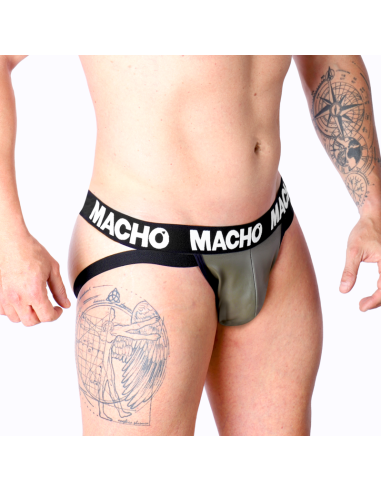 MACHO MX27GR JOCK CUERO GRIS BEIGE XL