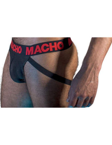 MACHO MX26X2 JOCK NEGRO ROJO XL MACHO MX26X2 JOCK NEGRO ROJO XL