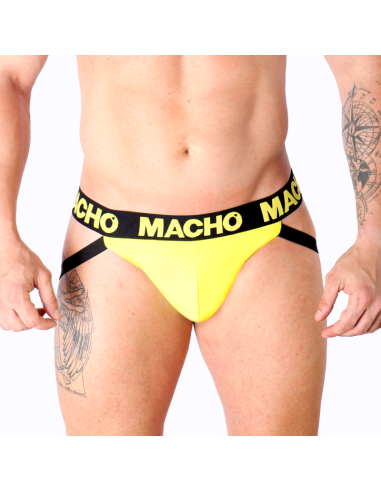 MACHO MX25A JOCK AMARILLO LYCRA S