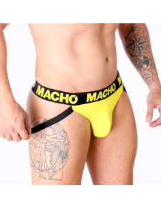 MACHO MX25A JOCK AMARILLO LYCRA S 2