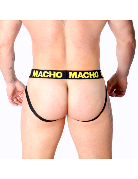 MACHO MX25A JOCK AMARILLO LYCRA S MACHO MX25A JOCK AMARILLO LYCRA S