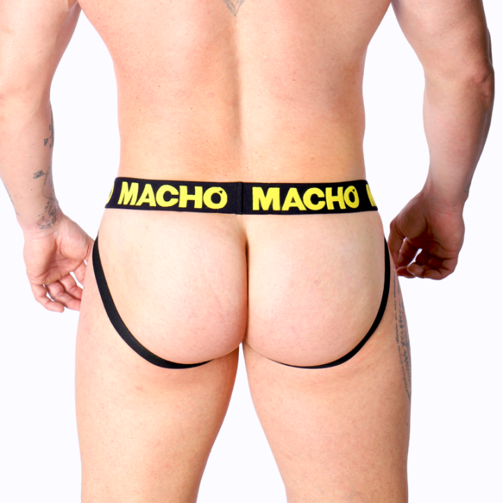 MACHO MX25A JOCK AMARILLO LYCRA S