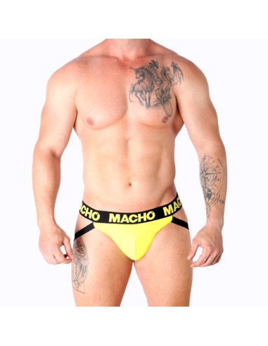 MACHO MX25A JOCK AMARILLO LYCRA S
