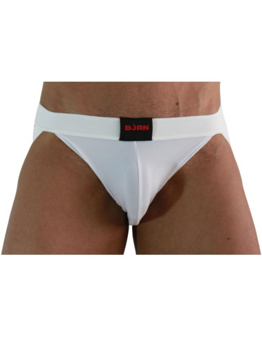 BURN 007 JOCK LYCRA BLANCO S