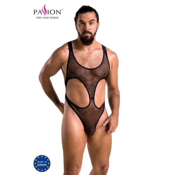 PASSION 040 BODY LEON NEGRO L XL