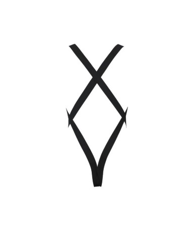 PASSION 040 BODY LEON NEGRO L XL