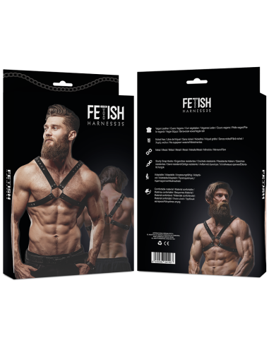 FETISH SUBMISSIVE ATTITUDE ARNES ECOPIEL PECHO CRUZADO HOMBRE