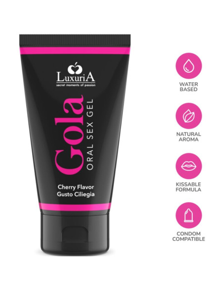 INTIMATELINE LUXURIA GOLA GEL ORAL CEREZA 50 ML INTIMATELINE LUXURIA GOLA GEL ORAL CEREZA 50 ML