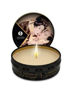 SHUNGA MINI CARESS BY CANDELIGHT VELA MASAJE CHOCOLATE 30 ML