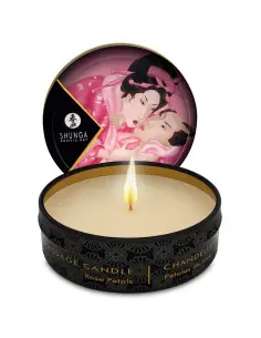 SHUNGA MINI CARESS BY CANDELIGHT VELA MASAJE ROSAS 30 ML