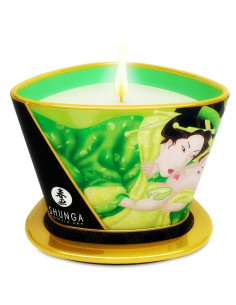 SHUNGA MINI CARESS BY CANDELIGHT VELA MASAJE TE VERDE 170 ML