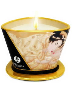SHUNGA MINI CARESS BY CANDELIGHT VELA MASAJE VAINILLA 170 ML