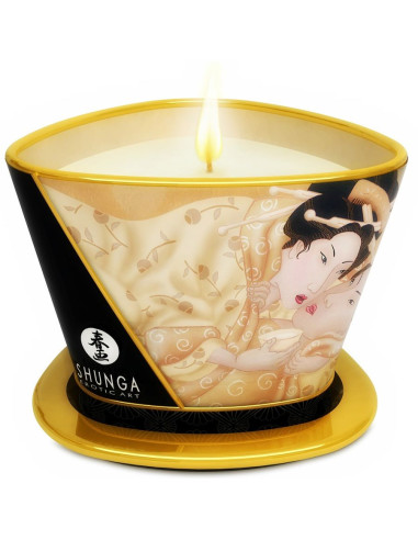 SHUNGA MINI CARESS BY CANDELIGHT VELA MASAJE VAINILLA 170 ML