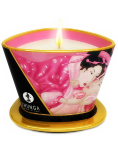 SHUNGA MINI CARESS BY CANDELIGHT VELA MASAJE ROSAS AFRODISIACAS 170 ML