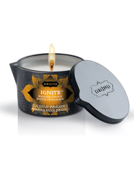 KAMASUTRA VELA DE MASAJE COCONUT Y PINA 170GR KAMASUTRA VELA DE MASAJE COCONUT Y PINA 170GR