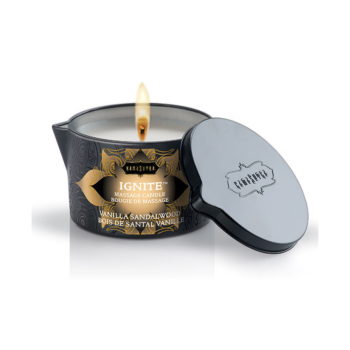KAMASUTRA VELA DE MASAJE VAINILLA Y SANDALO 170 GR