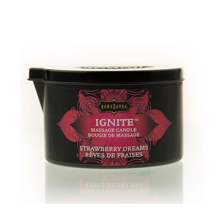 KAMASUTRA VELA DE MASAJE SUENOS DE FRESA 170 GR