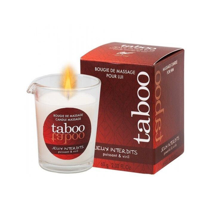RUF TABOO VELA DE MASAJE PARA EL JEUX INTERDITS AROMA LIQUEN SALVAJE