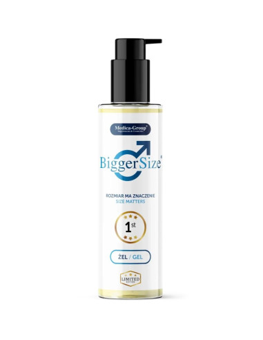 MEDICA GROUP BIGGER SIZE GEL INTIMO PARA HOMBRE 150 ML