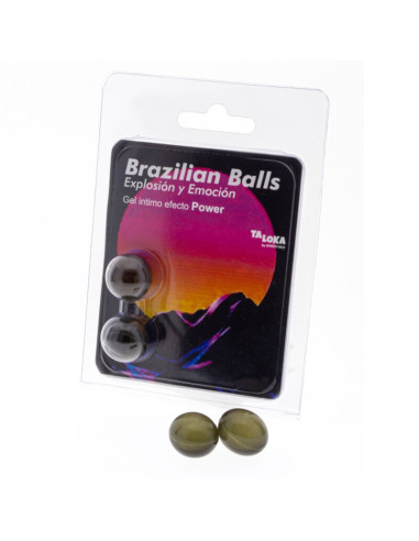 TALOKA BRAZILIAN BALLS GEL EXCITANTE EFECTO POWER 2 BOLAS