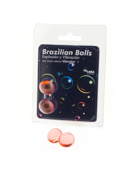 TALOKA BRAZILIAN BALLS GEL EXCITANTE EFECTO VIBRACION 2 BOLAS TALOKA BRAZILIAN BALLS GEL EXCITANTE EFECTO VIBRACION 2 BOLAS