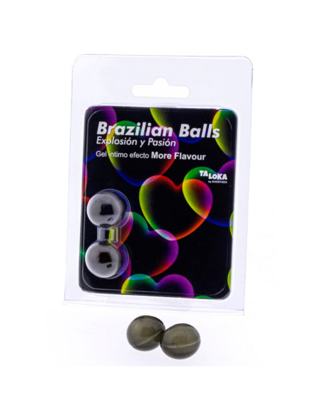 TALOKA BRAZILIAN BALLS GEL EXCITANTE EFECTO MORE FLAVOUR 2 BOLAS TALOKA BRAZILIAN BALLS GEL EXCITANTE EFECTO MORE FLAVOUR 2 BOLAS