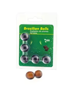 TALOKA BRAZILIAN BALLS GEL INTIMO CHOCOLATE 5 BOLAS