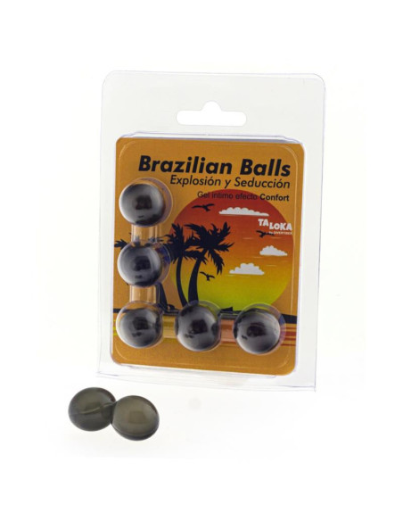 TALOKA BRAZILIAN BALLS GEL EXCITANTE EFECTO CONFORT 5 BOLAS TALOKA BRAZILIAN BALLS GEL EXCITANTE EFECTO CONFORT 5 BOLAS
