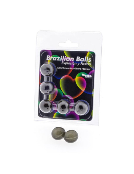 TALOKA BRAZILIAN BALLS GEL EXCITANTE EFECTO MORE FLAVOUR 5 BOLAS TALOKA BRAZILIAN BALLS GEL EXCITANTE EFECTO MORE FLAVOUR 5 BOLAS