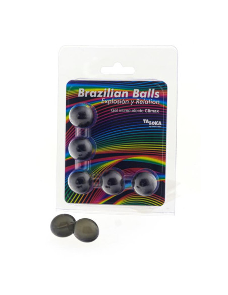 TALOKA BRAZILIAN BALLS GEL EXCITANTE EFECTO CLIMAX 5 BOLAS TALOKA BRAZILIAN BALLS GEL EXCITANTE EFECTO CLIMAX 5 BOLAS
