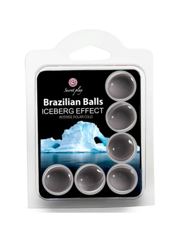 SECRET PLAY SET 6 BRAZILIAN BALLS EFECTO ICEBERG